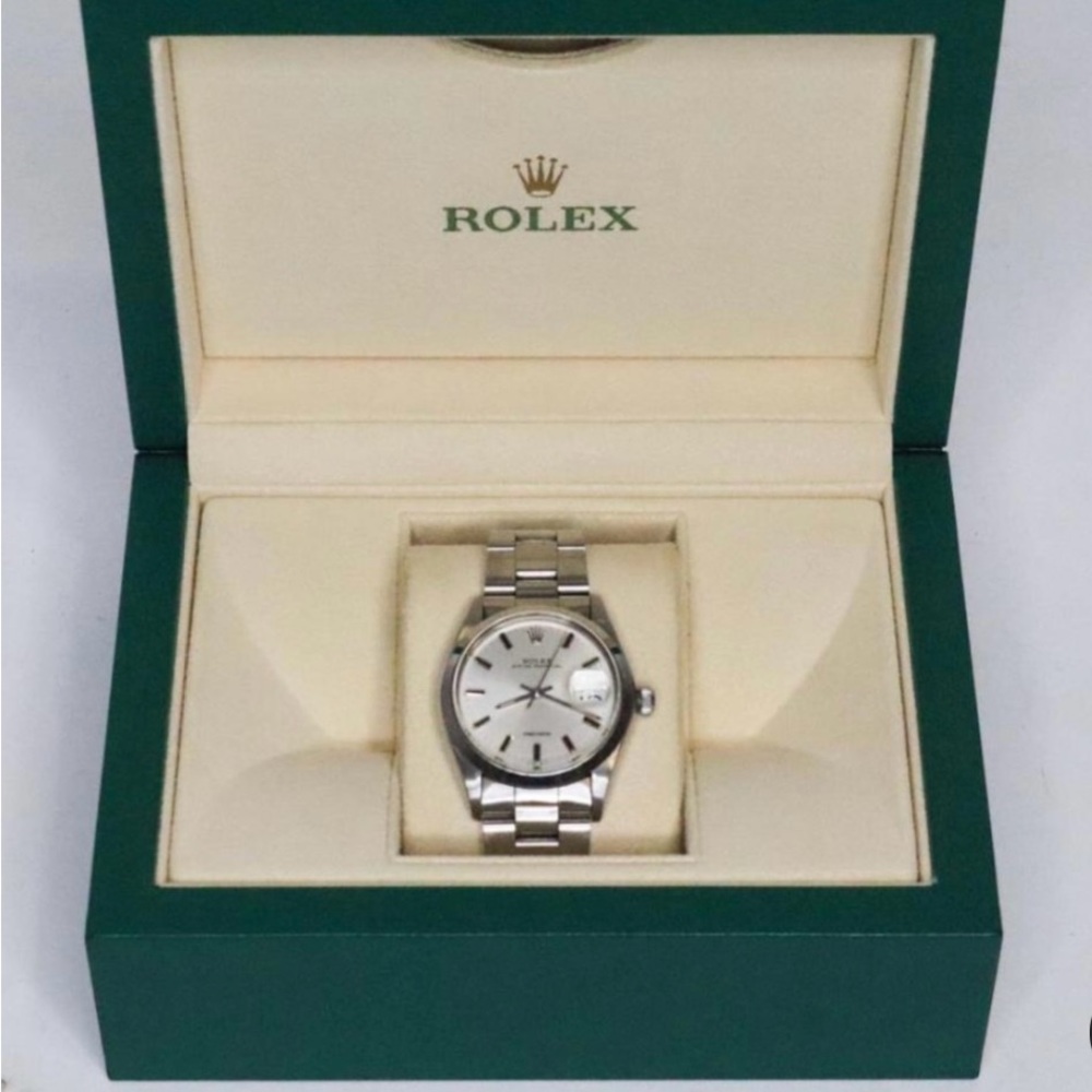 ROLEX OYSTER PERPETUAL 6694 WATCH W/BOX, 34MM